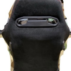 セミバケ　リクライニング可能　黒　スポーツカーやカスタムカーに！早い者勝ち！の画像