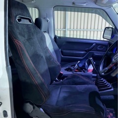 セミバケ　リクライニング可能　黒　スポーツカーやカスタムカーに！早い者勝ち！の画像