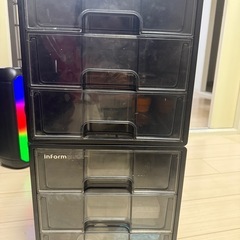 【無料】収納ケース（プラスチック製・引き出し6段）の画像