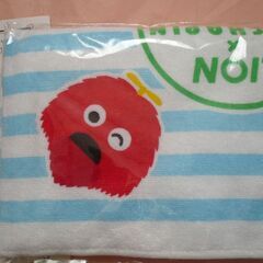 新品非売品ライオンLION×ガチャピン・ムック　オリジナルタオルの画像