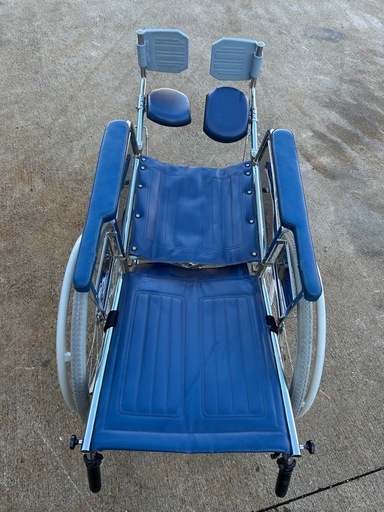折りたたみ式 自走式カワムラ リクライニング 介助用 車椅子 車いす