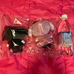 クロミ&マイメロ①　ぬいぐるみの画像