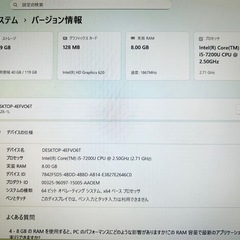 レッツノート ノートPC 超軽量 Corei7 8GB SSD Office2024 Windows11 新品バッテリーの画像