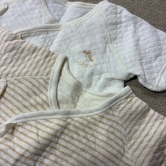 新生児用　長肌着１枚　短肌着２枚の画像