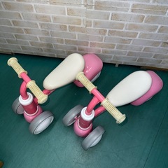 エアーバイク　ピンク　三輪　2台の画像