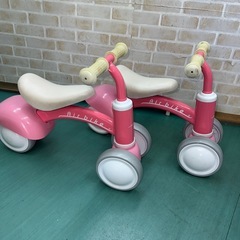 エアーバイク　ピンク　三輪　2台の画像