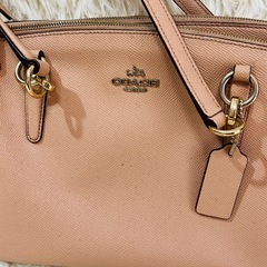 COACH コーチ　2way ショルダーバッグ ピンクベージュ　F57520の画像
