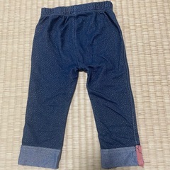 着用1回のみ【80】レギンス 海外ベビー服 長ズボン 冬服の画像