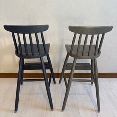 早い者勝ち【2セット】ダイニングチェア ウィンザーチェア ハイタイプ 子供 の画像