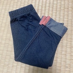 着用1回のみ【80】レギンス 海外ベビー服 長ズボン 冬服の画像