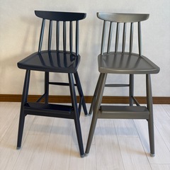 早い者勝ち【2セット】ダイニングチェア ウィンザーチェア ハイタイプ 子供 の画像