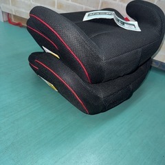 ブースターシート　ジュニアシート　オールメッシュ　ブラック　2台の画像