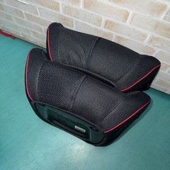 ブースターシート　ジュニアシート　オールメッシュ　ブラック　2台の画像