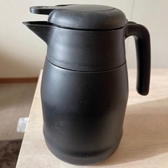 中古 真空ステンレス卓上ポット 1000ml ブラック 保温保冷の画像