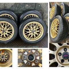 205/55/R16 91Hスタットレスタイヤ STiアルミホイル付の画像