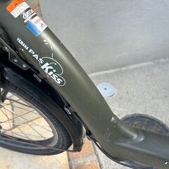 🌈大カゴ仕様！💘ヤマハ　キスミニ　電動自転車　電動アシスト自転車　20インチ　子供乗せ 11219の画像