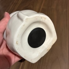 招き猫　貯金箱　陶器の画像