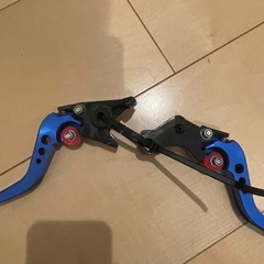 車種不明　何かのアルミレバー　ブレーキレバー　クラッチレバーの画像
