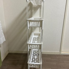 決まりました！【スリム収納ラック 4段 キャスター付き】の画像