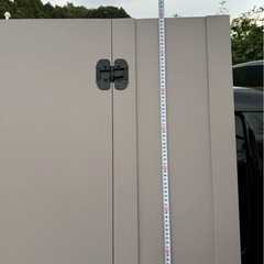 (1)日本フラッシュ　鏡入り折れ戸2セットの画像