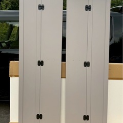 (1)日本フラッシュ　鏡入り折れ戸2セットの画像