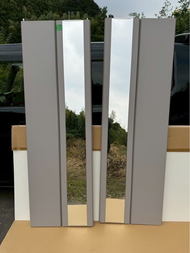 (1)日本フラッシュ　鏡入り折れ戸2セット