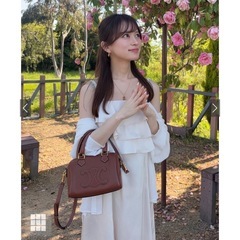 サテンフリルフレアキャミワンピース［fo2014］の画像