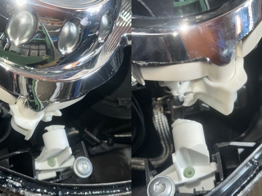 ヘッドライト BMW ミニ クラブマンZG16 HID 左右　バラスト付　ジャンク