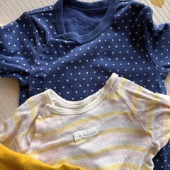 ベビー服5枚セット西松屋ロンパースカバーオールの画像