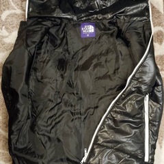 （中古）メンズ ジャンパー Lサイズ　黒・ダブルジッパーの画像