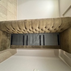 ACME Furniture LAKEWOOD SOFA カーキ 3人掛けの画像