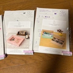 フェリシモ　段ボール工作キット　6セットシリーズの画像