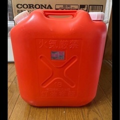 CORONAの石油ファンヒーターとポリタンク の画像