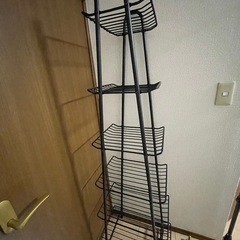 スチールシェルフ ブラックの画像
