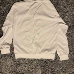 supremeトレーナー白Mサイズ　メンズの画像