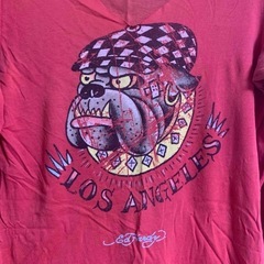 Ed Hardy エドハーディ ロンT オフショル　赤の画像