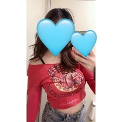 Ed Hardy エドハーディ ロンT オフショル　赤の画像