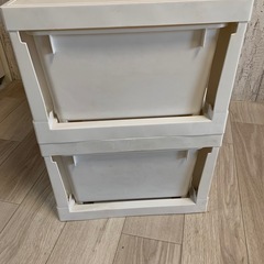 ❤️商談中になりました❤️収納ラック　収納ケース　２つセット　現状引き取り限定の画像