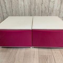 ❤️商談中になりました❤️収納ラック　収納ケース　２つセット　現状引き取り限定の画像