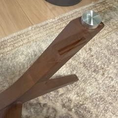 lowya ガラステーブル　丸テーブルの画像