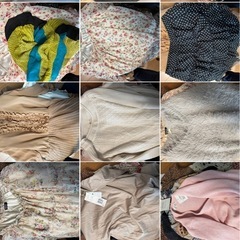 明日‼️急遽開催決定🎊 お家バザー開催👚60点以上ご購入で1点あたり50円になります。早い者勝ち‼️の画像