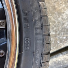 25年製　ほぼ新品タイヤ付　クラブリネア　4本セット　16インチの画像