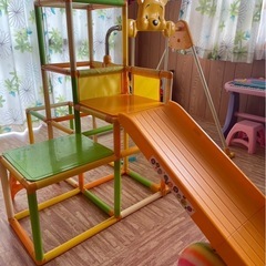 プーさんの滑り台の画像