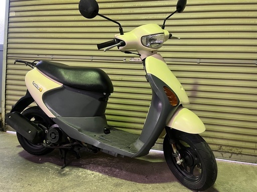 【売約済】実働 BT新品 スズキ CA45A レッツ4 4スト原付 4ストインジェクション スクーター アイボリー