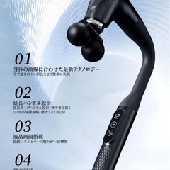 筋膜リリースガン ハンディガン 誕生日 クリスマスプレゼント 背中まで届くの画像