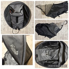 MARUTOマルト　シェル型　レインカバー　horo     リア用アタッチメントHIRO付きの画像