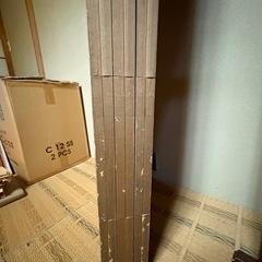 金屏風　大　昭和レトロ　古民家　パーテーションの画像