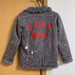 ヒステリックミニ　グラマー　ヒスミニ　ファージャケット　ダウン　リバーシブル　130の画像