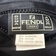 FENDI★ズッカ柄】フェンディ リバーシブル ジップコート FFロゴ ジャケット F809/64 ブルゾン 黒 ブラック アウターの画像
