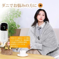 【新品】電気毛布 3分速暖の画像